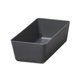 GoodHome Nitaki Anthracite ABS plastic Cutlery tray, (H)550mm (W)182mm