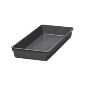 GoodHome Nitaki Anthracite ABS plastic Cutlery tray, (H)60mm (W)198mm