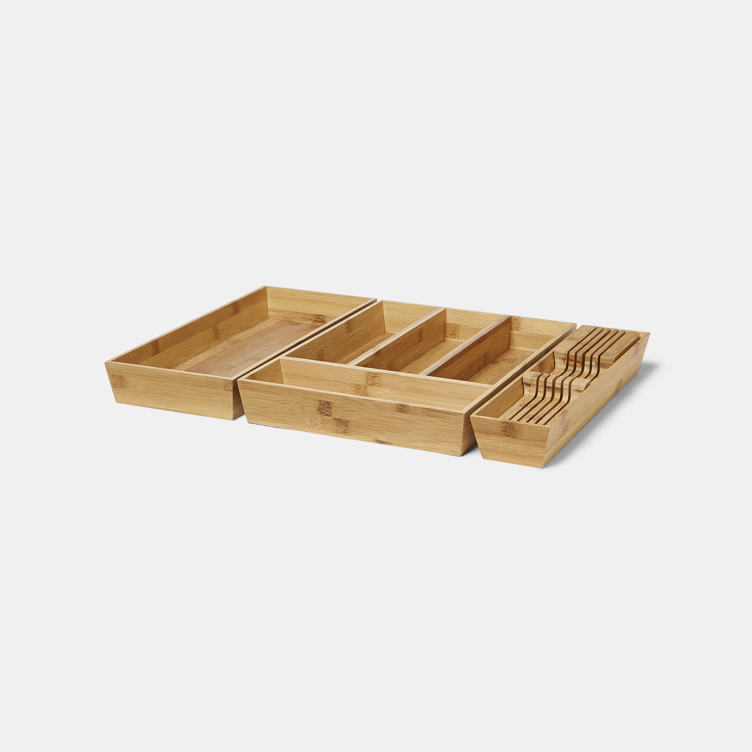 GoodHome Nitaki Bamboo Knife block