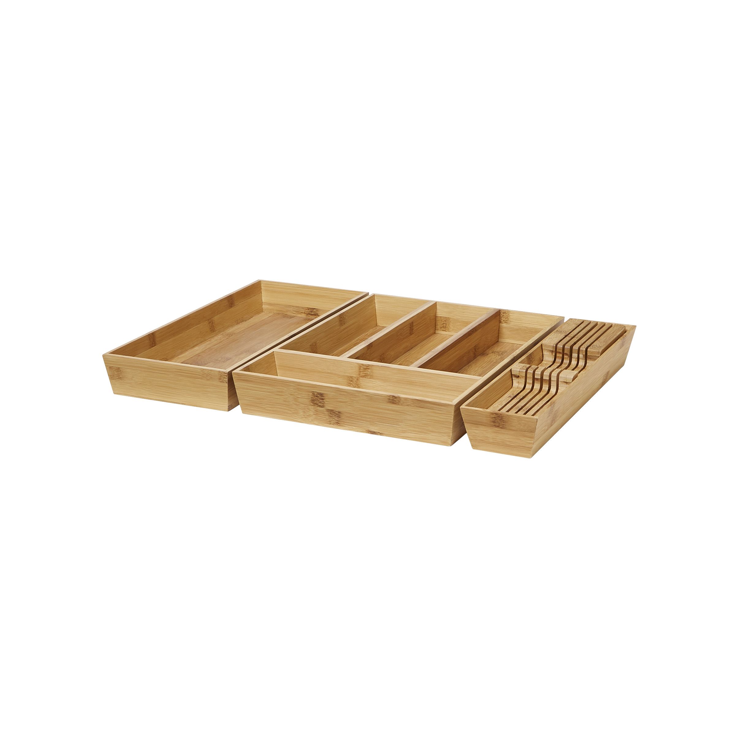 GoodHome Nitaki Bamboo Knife block