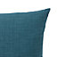 GoodHome Novan Blue Plain Indoor Cushion (L)60cm x (W)40cm