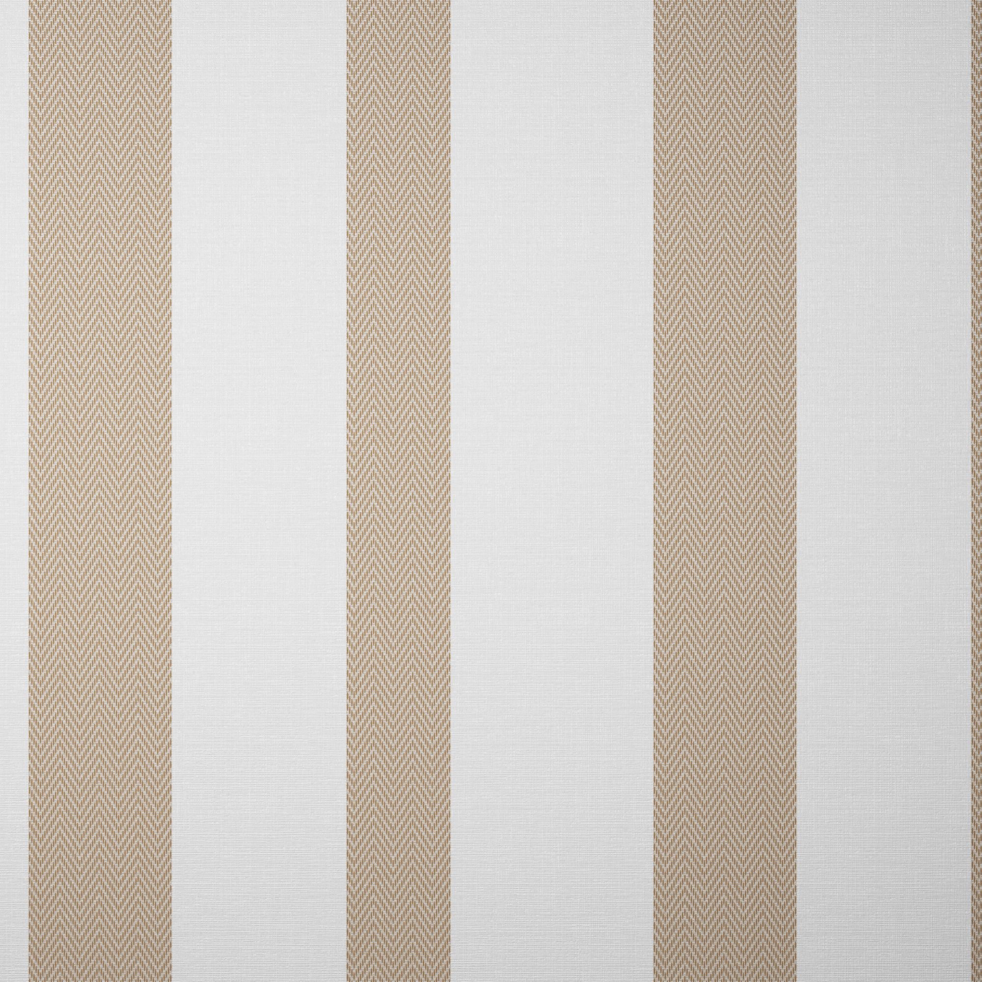GoodHome Nypa Beige & white Fabric effect Striped Textured Wallpaper Sample