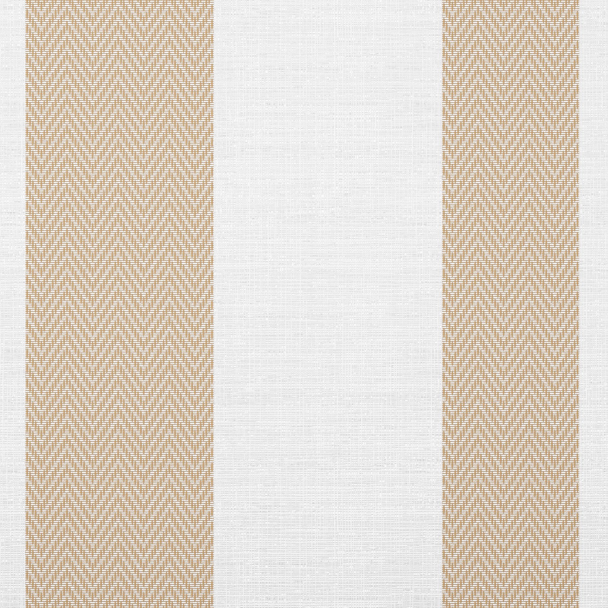 GoodHome Nypa Beige & white Fabric effect Striped Textured Wallpaper Sample