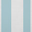 GoodHome Nypa Blue & white Fabric effect Striped Textured Wallpaper Sample