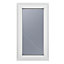 GoodHome Obscure Stippolyte Double glazed White uPVC Left-handed Window, (H)1040mm (W)610mm