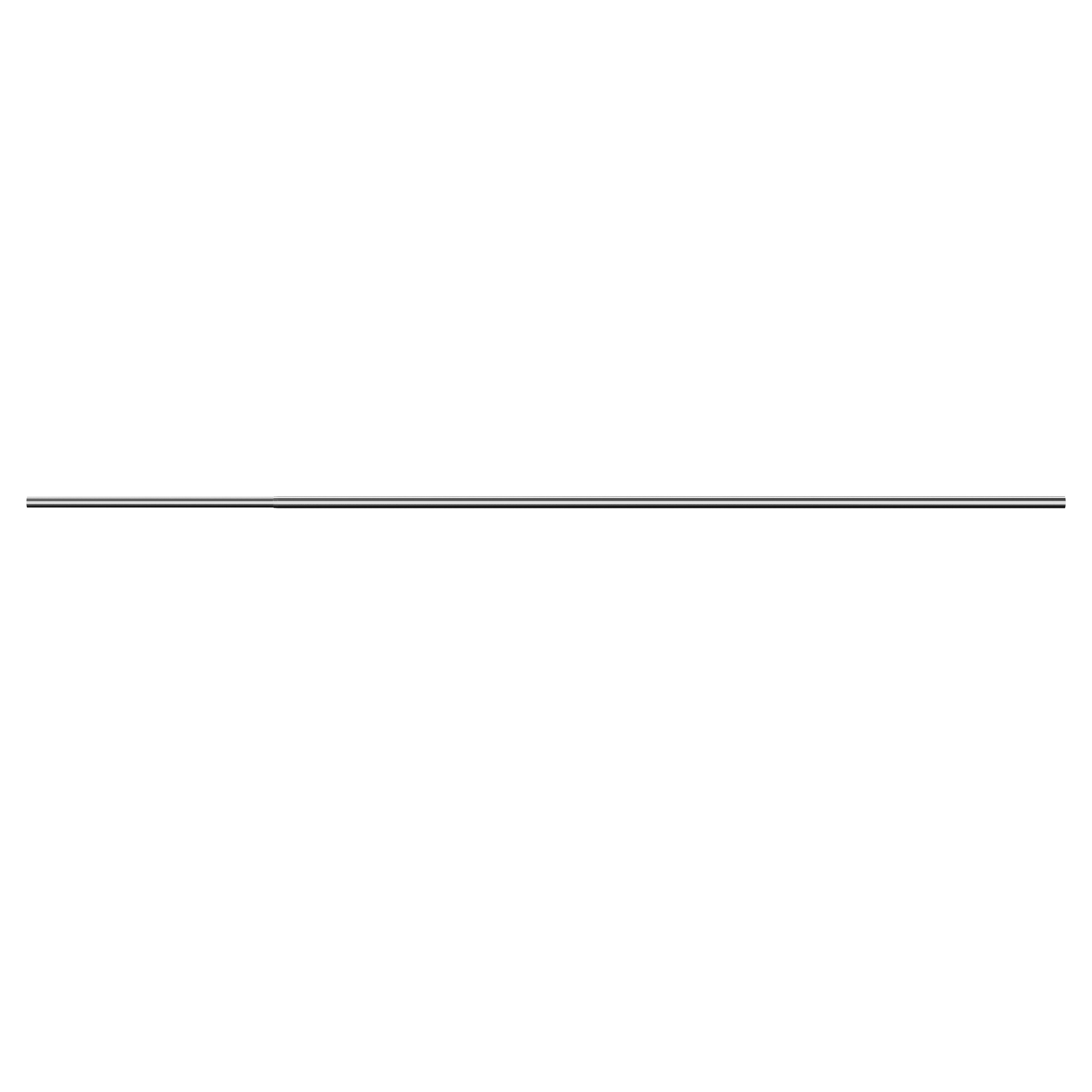 GoodHome Olympe Grey Chrome effect Extendable Cap Single curtain pole set, (L)2000mm-3300mm (Dia)28mm