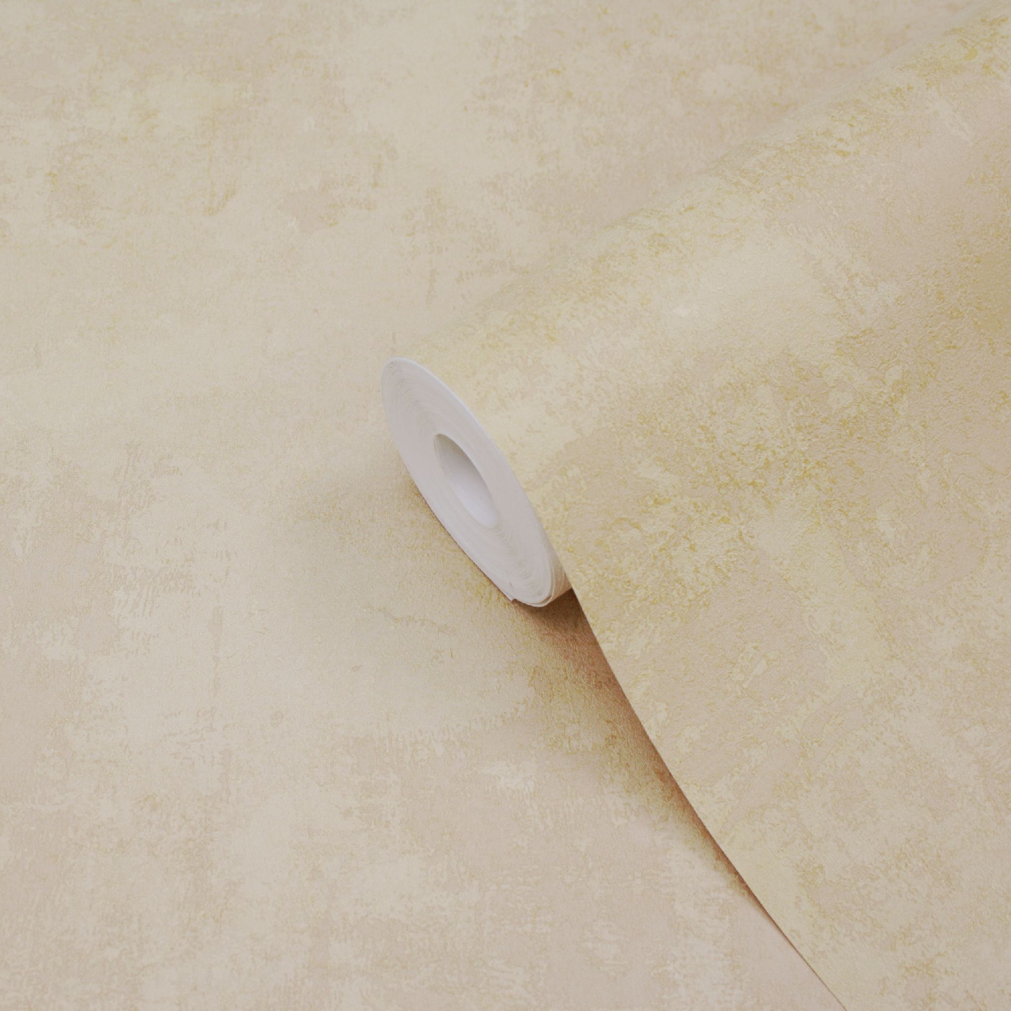 GoodHome OMEY Beige Distressed effect Shabby chic Textured Wallpaper