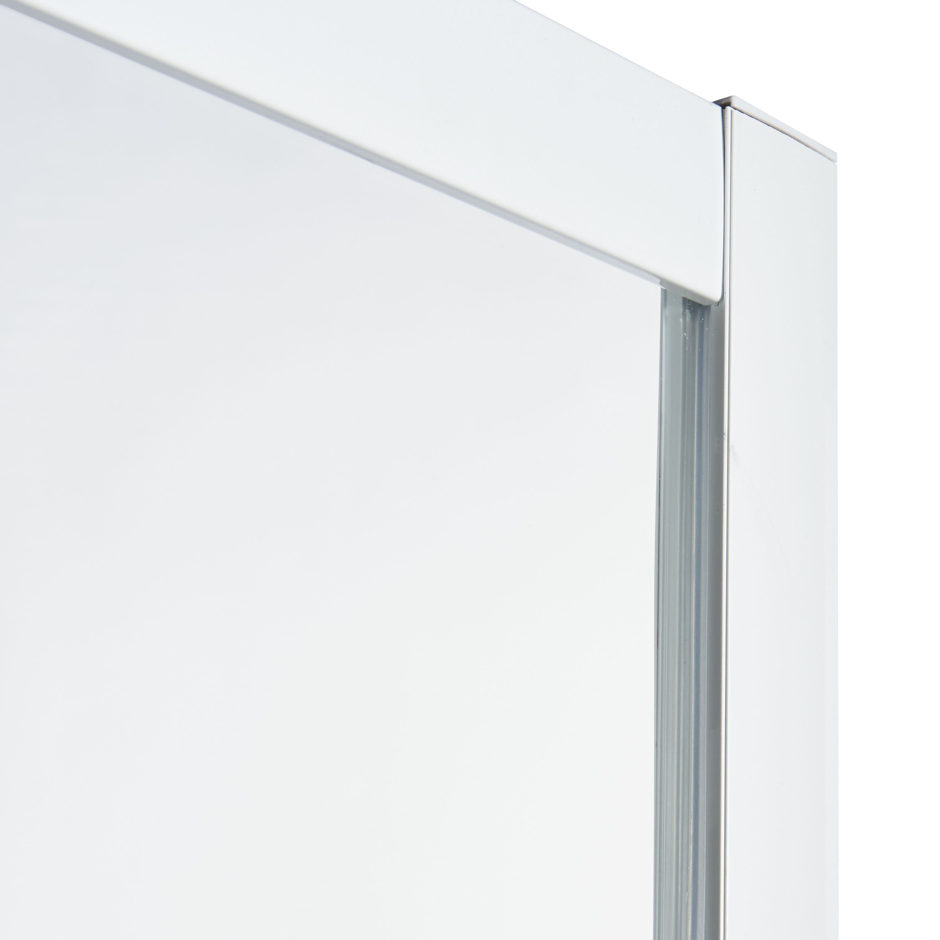 GoodHome Onega Frosted Square Shower Enclosure & tray - Corner entry double sliding door (H)190cm (W)76cm (D)76cm
