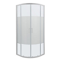 GoodHome Onega Quadrant Shower Enclosure & tray - Corner entry double sliding door (H)190cm (W)80cm (D)80cm
