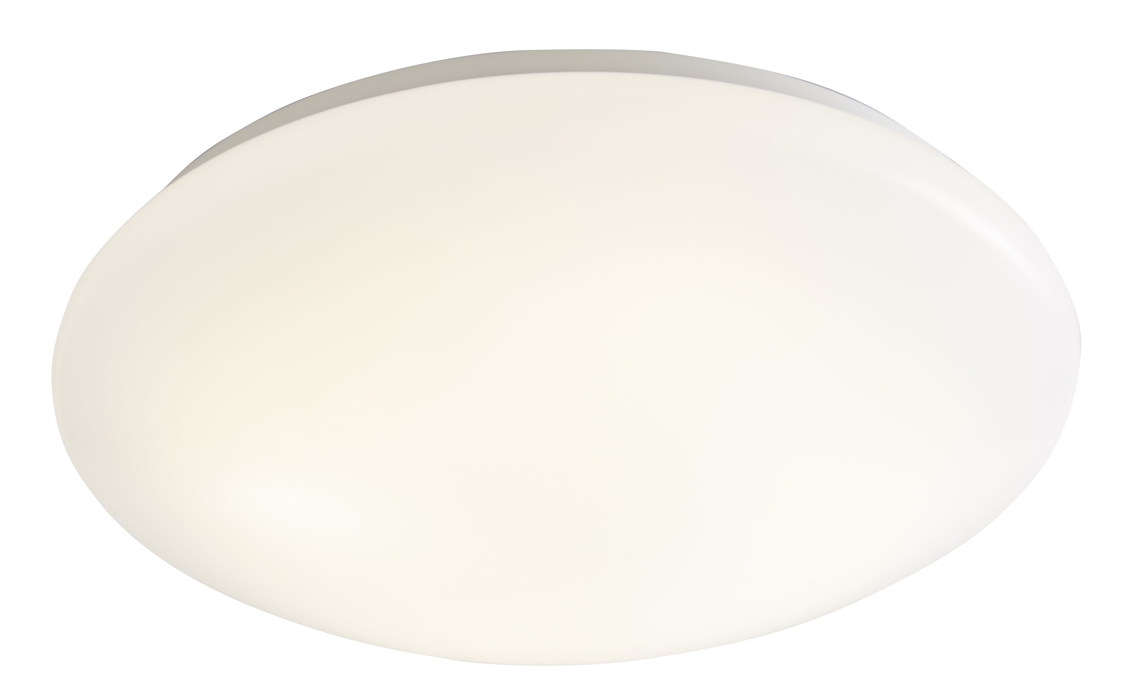 GoodHome Ops Matt Metal & plastic White Brushed effect LED Ceiling light