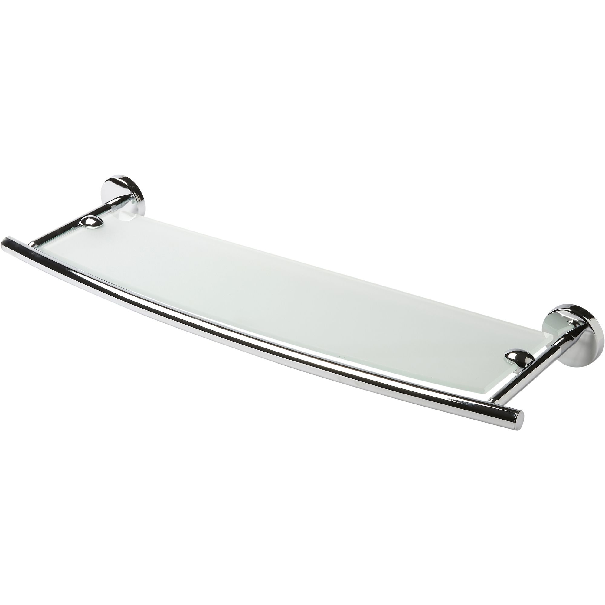 GoodHome Ormara Glass Shelf (L)58.5cm x (D)17cm