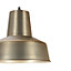 GoodHome Orous Rectangular Satin Pewter effect 3 Lamp LED Pendant ceiling light, (Dia)245mm