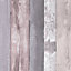 GoodHome Otau Grey Wood effect Smooth Wallpaper