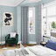 GoodHome Otema Light blue Floral Indoor Cushion (L)43cm x (W)43cm