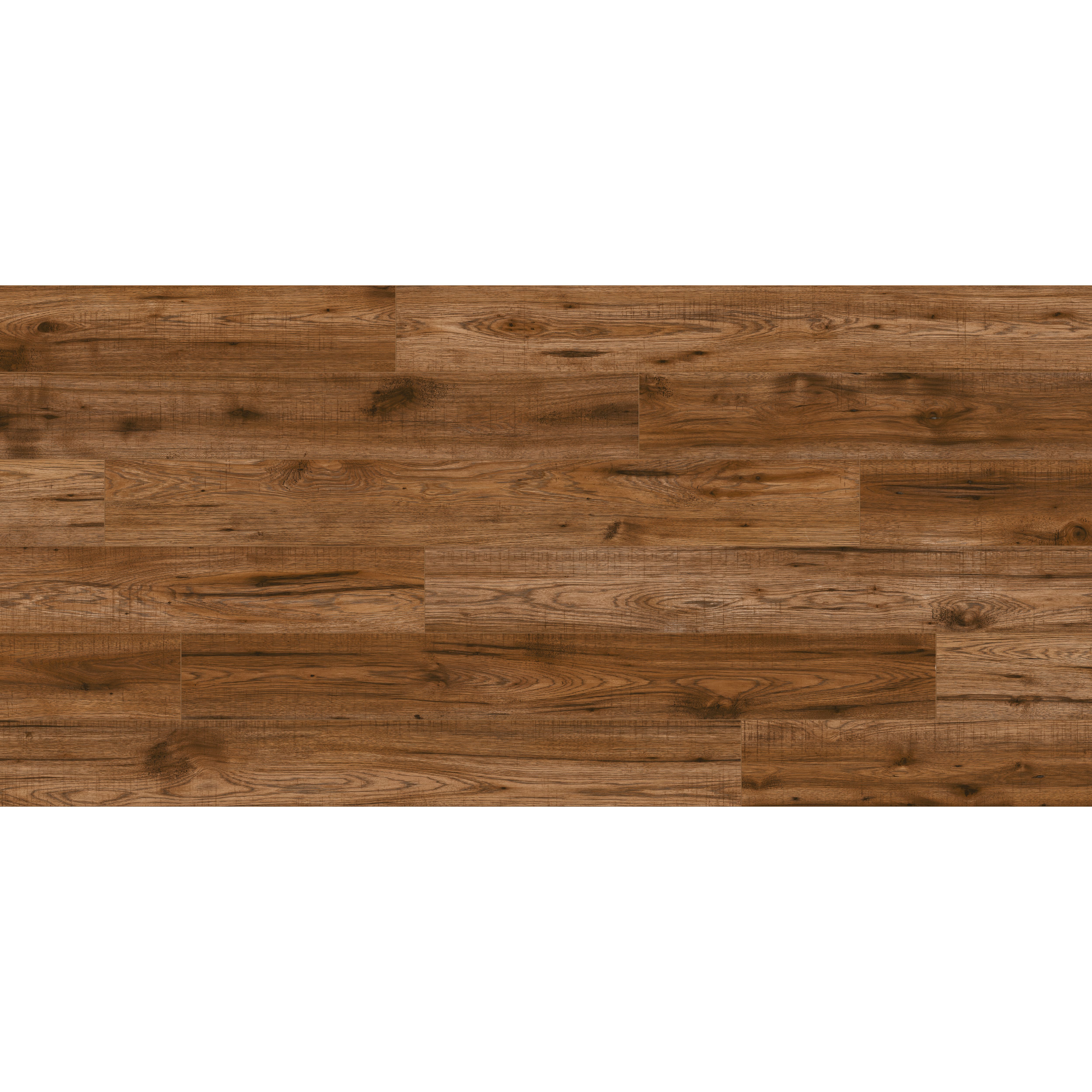 GoodHome Otley Dark Brown Natural Oak Wood effect Structured Laminate Flooring, 1.868m²