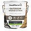 GoodHome Outdoor Baltimore Satin Quick dry Wood stain, 2.5L