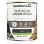 GoodHome Outdoor Baltimore Satin Quick dry Wood stain, 750ml