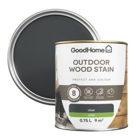 GoodHome Outdoor Baltimore Satin Quick dry Wood stain, 750ml