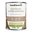 GoodHome Outdoor Clear Satin Wood Varnish, 250ml