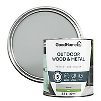 GoodHome Outdoor Melville Satinwood Multi-surface paint, 2.5L