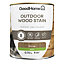 GoodHome Outdoor Mid Oak Satin Quick dry Wood stain, 750ml