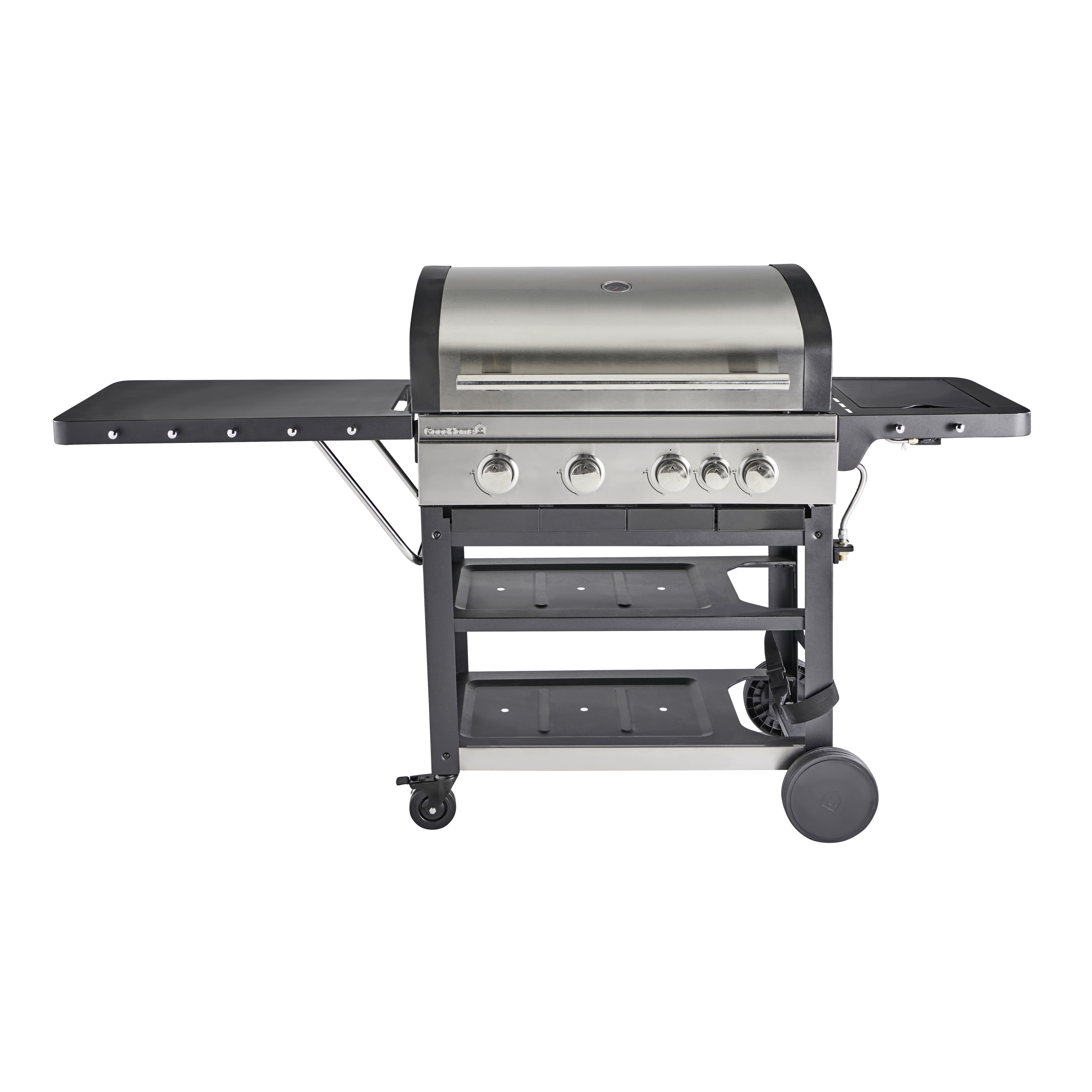 GoodHome Owsley 4.1 Black 4 burner Gas Barbecue