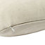 GoodHome Pahea Beige Chenille Indoor Cushion (L)45cm x (W)45cm
