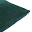GoodHome Pahea Plain Dark green Cushion (L)45cm x (W)45cm