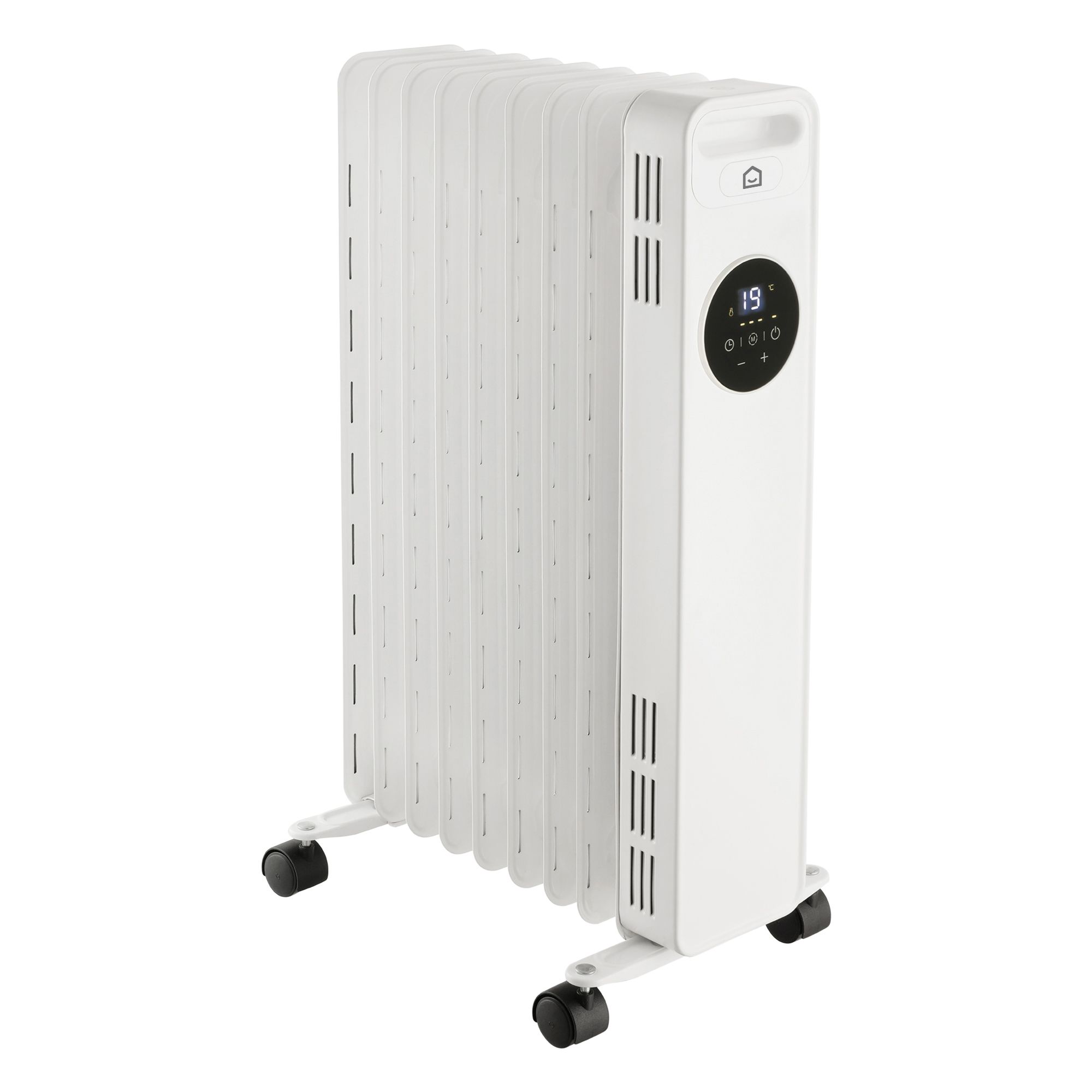 GoodHome Palermo 2000W White Oil-filled radiator