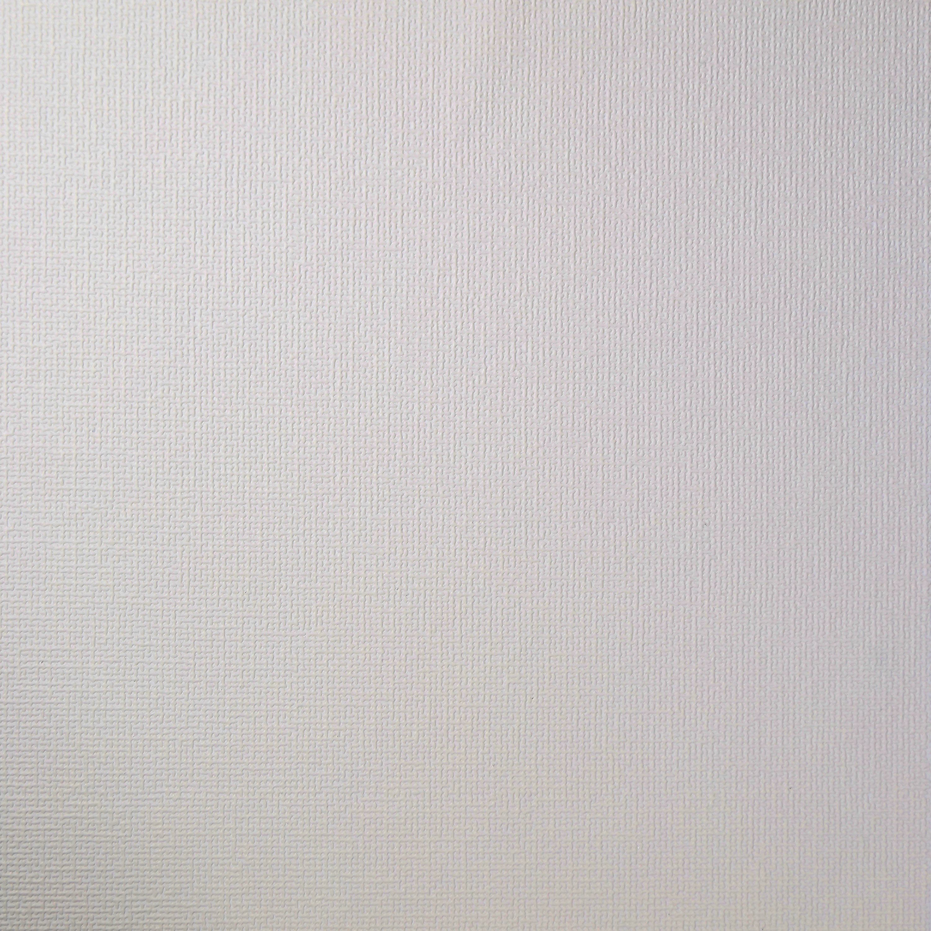 GoodHome Palmeri White Woven effect Textured Wallpaper