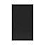 GoodHome Pasilla Matt carbon thin frame slab 50:50 Larder Cabinet door (W)600mm (H)1001mm (T)20mm