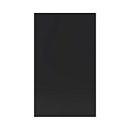 GoodHome Pasilla Matt carbon thin frame slab 50:50 Larder Cabinet door (W)600mm (T)20mm