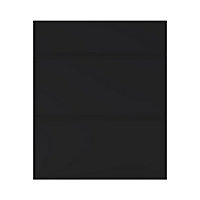 GoodHome Pasilla Matt carbon thin frame slab Drawer front (W)600mm, Pack of 3