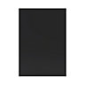 GoodHome Pasilla Matt carbon thin frame slab Highline Cabinet door (W)500mm (H)715mm (T)20mm