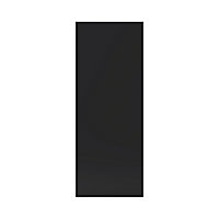GoodHome Pasilla Matt carbon thin frame slab Larder/Fridge Cabinet door (W)500mm (H)1287mm (T)20mm