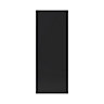 GoodHome Pasilla Matt carbon thin frame slab Larder/Fridge Cabinet door (W)500mm (H)1287mm (T)20mm