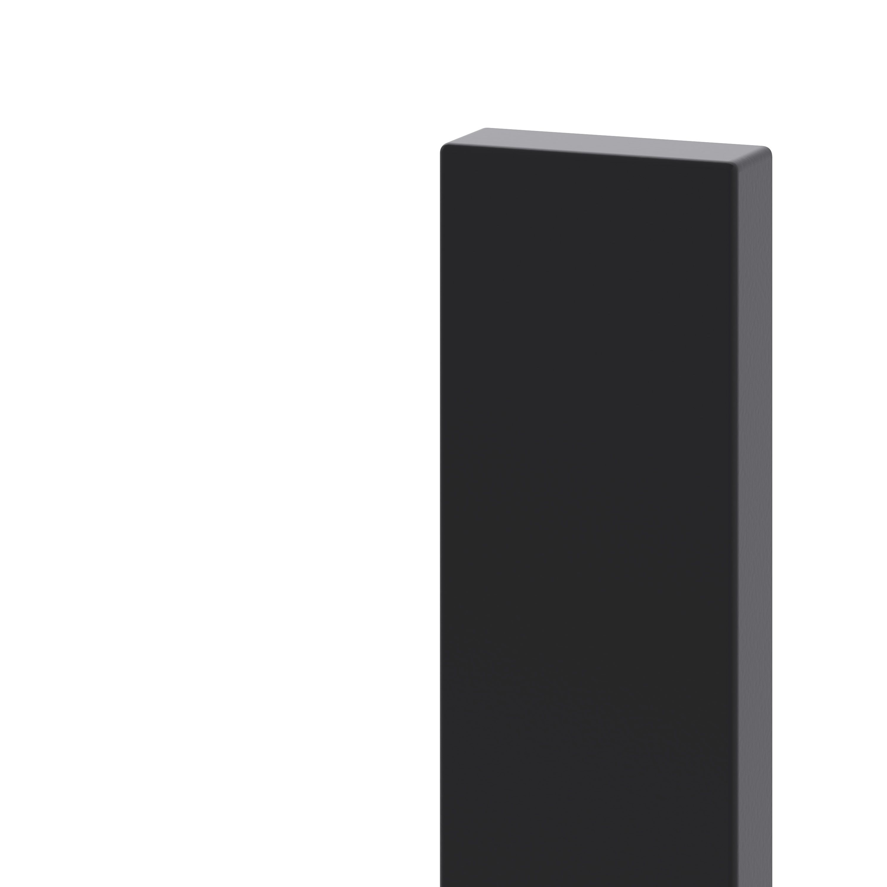 GoodHome Pasilla Matt carbon thin frame slab Standard Appliance Filler panel (H)58mm (W)597mm