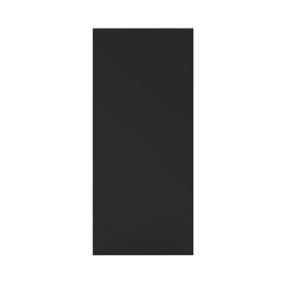 GoodHome Pasilla Matt carbon thin frame slab Standard End panel (H)720mm (W)320mm