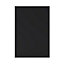 GoodHome Pasilla Matt carbon thin frame slab Standard End panel (H)870mm (W)590mm