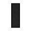 GoodHome Pasilla Matt carbon thin frame slab Tall End panel (H)900mm (W)320mm