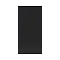 GoodHome Pasilla Matt carbon thin frame slab Tall larder Cabinet door (W)600mm (H)1181mm (T)20mm