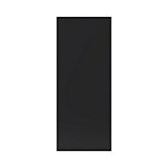 GoodHome Pasilla Matt carbon thin frame slab Tall larder Cabinet door (W)600mm (T)20mm