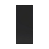 GoodHome Pasilla Matt carbon thin frame slab Tall wall Cabinet door (W)400mm (H)895mm (T)20mm