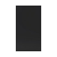 GoodHome Pasilla Matt carbon thin frame slab Tall wall Cabinet door (W)500mm (T)20mm