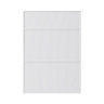 GoodHome Pasilla Matt white thin frame slab Drawer front (W)500mm, Pack of 3