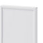 GoodHome Pasilla Matt white thin frame slab Highline Cabinet door (W)150mm (H)715mm (T)20mm