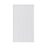 GoodHome Pasilla Matt white thin frame slab Highline Cabinet door (W)400mm (H)715mm (T)20mm