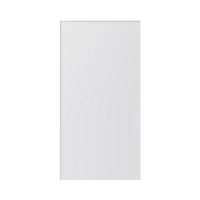 GoodHome Pasilla Matt white thin frame slab Tall larder Cabinet door (W)600mm (H)1181mm (T)20mm