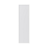 GoodHome Pasilla Matt white thin frame slab Tall wall Cabinet door (W)250mm (H)895mm (T)20mm