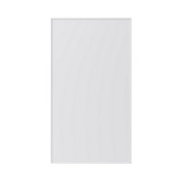 GoodHome Pasilla Matt white thin frame slab Tall wall Cabinet door (W)500mm (H)895mm (T)20mm
